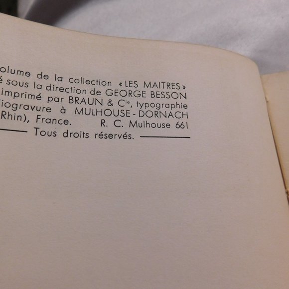 Louis David Collection Des Maitres Art History Book Vintage in French - Picture 5 of 10